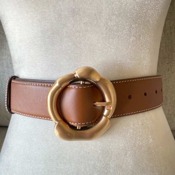 cult gaia Accessories - CULT GAIA
Meerah Leather Belt - Cuoio Sz XS